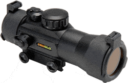 TruGlo Traditional 2x42mm red dot sight in black matte with integrated mount
