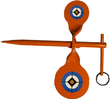 Do All Outdoors Tree Spinner Double steel .22 LR screw-in shooting target