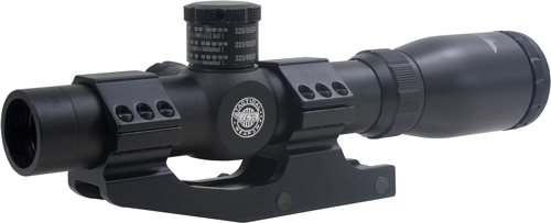 BSA Optics Tactical Weapon 1-4x24mm MIL-DOT scope with 1-piece mount