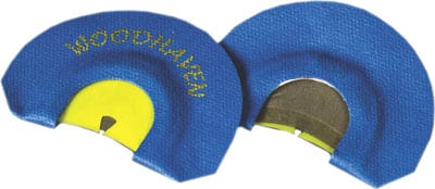 WoodHaven Blue Demon 2.5-reed diaphragm turkey call in blue and yellow