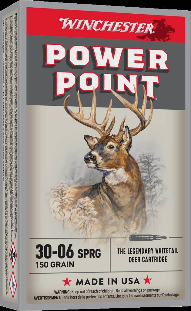 Winchester Super-X .30-06 Springfield 150 grain Power-Point ammunition