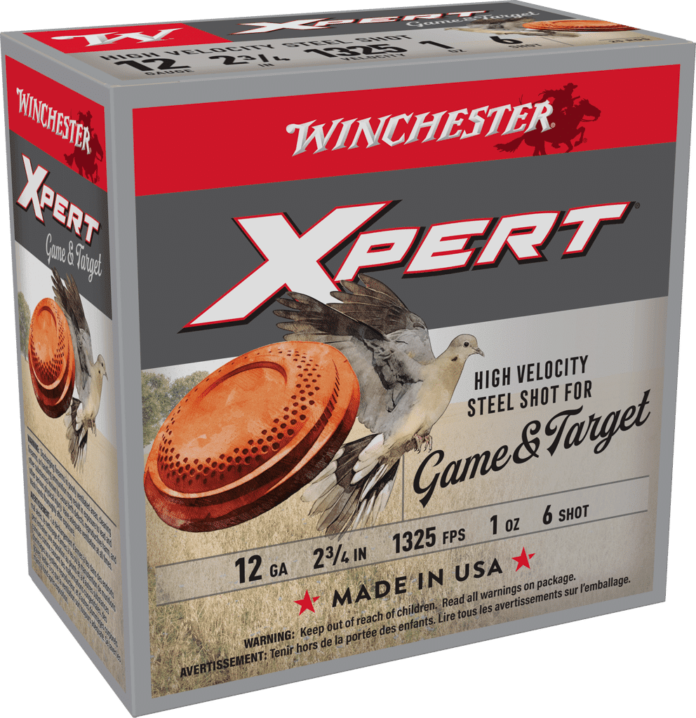 Winchester Xpert Steel 12 Gauge 2.75 inch #6 shotshells, 25 rounds