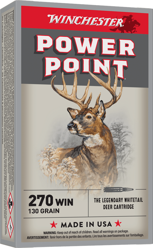 Winchester Super-X Power-Point .270 Winchester rifle ammunition box