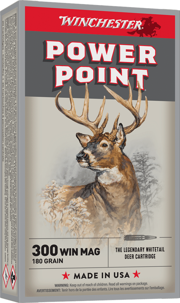 Winchester Super-X .300 Winchester Magnum 180 grain Power-Point ammunition