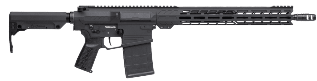 CMMG Resolute MK3 8.6 Blackout rifle with 16.1-inch barrel and Armor Black finish