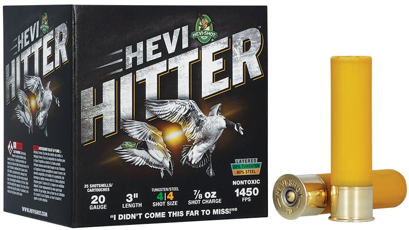HEVI-Shot HEVI-Hitter 20 Gauge 3-inch #4 tungsten-steel shotshells