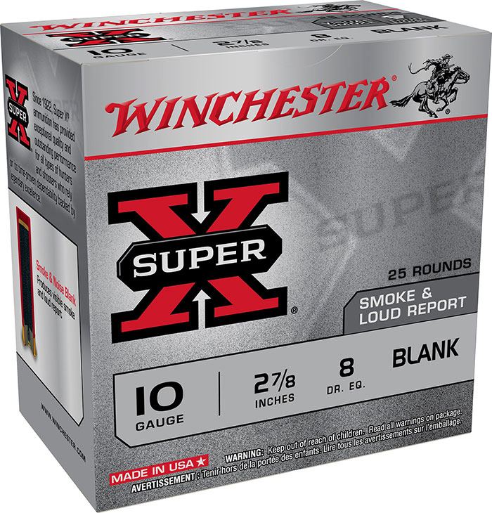 Winchester XBP10W Super-X blank 10 gauge shotgun shells