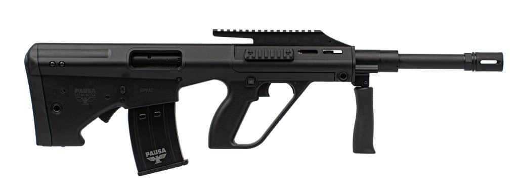 Panzer Arms BPA12 black bullpup 12-gauge semi-auto shotgun