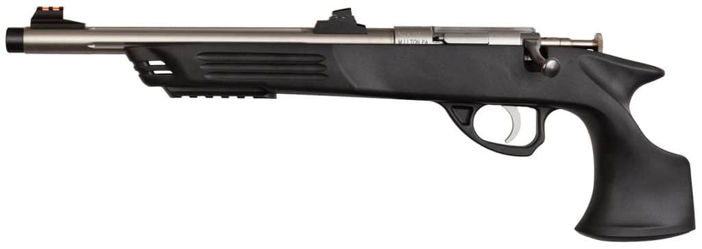 Davey Crickett KSA796 .22 WMR single-shot pistol with stainless barrel and black synthetic grips