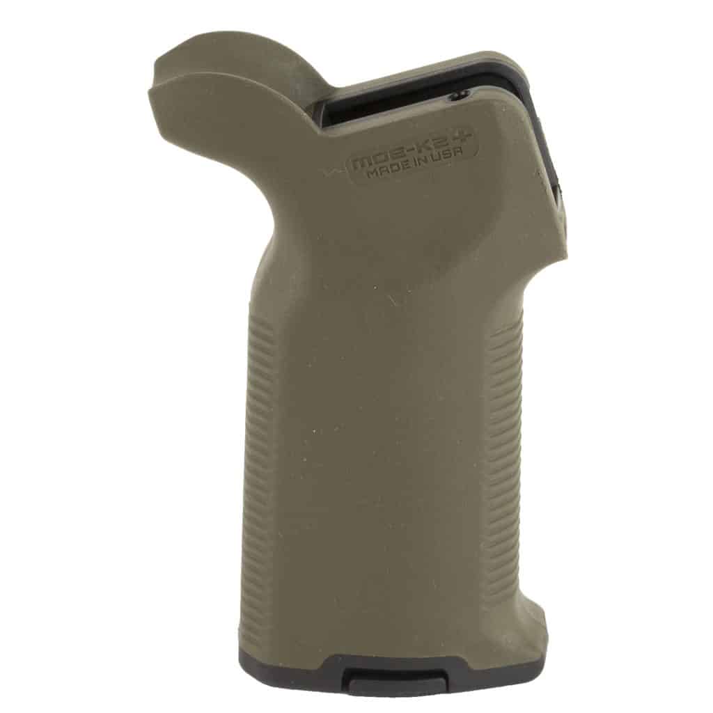 Magpul MOE-K2+ OD Green polymer grip for AR-15/M4 rifles