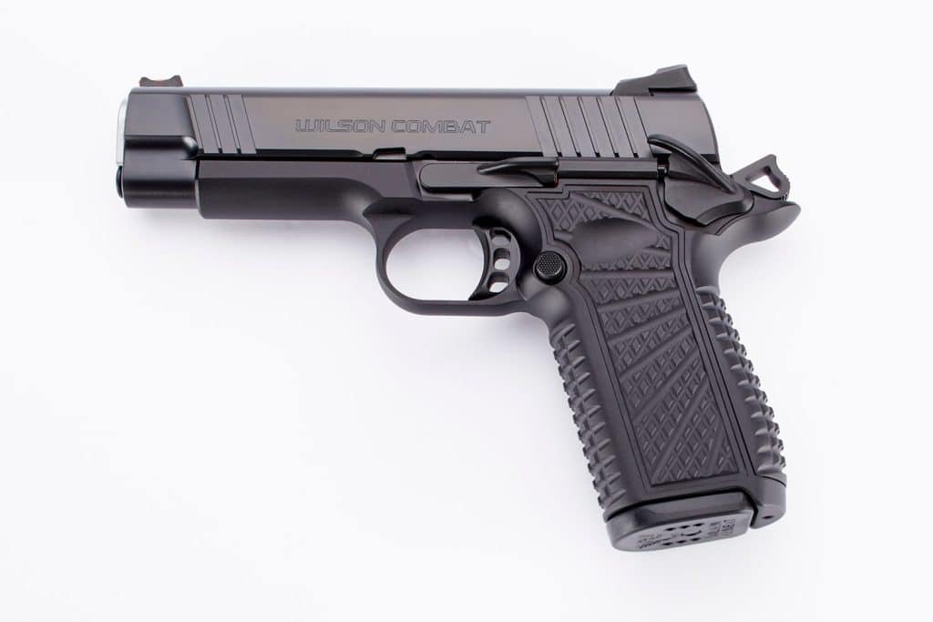Wilson Combat SFT9 9mm pistol with 4.25-inch barrel and black finish