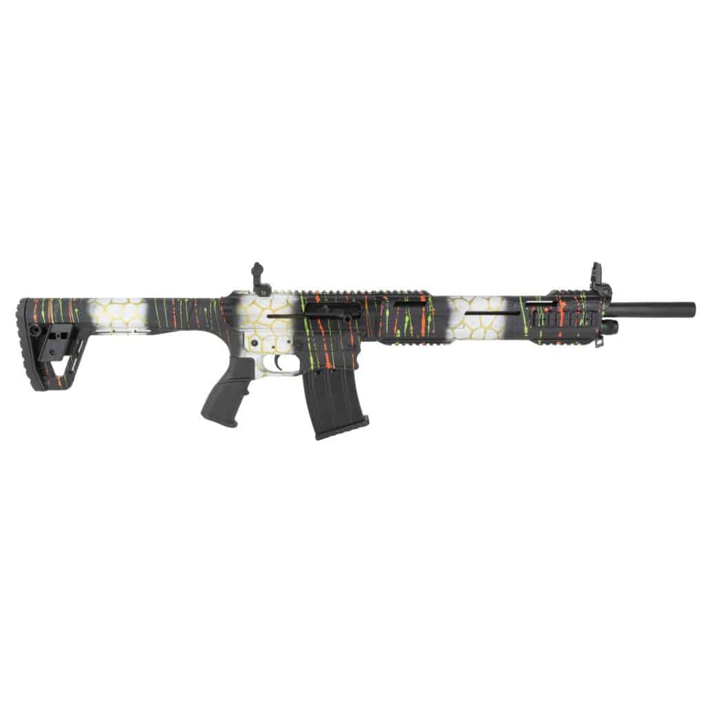 Tokarev TAR 12 SP 12 Gauge shotgun with 18.5-inch barrel and Splatter finish