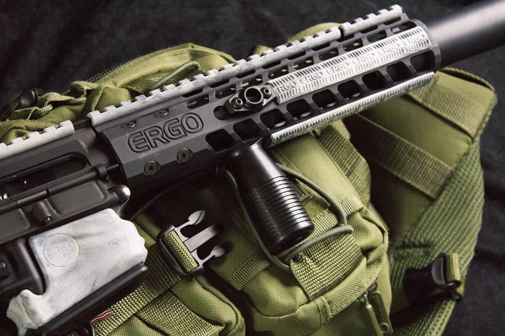 ERGO black M-LOK-compatible rail cover 4-pack