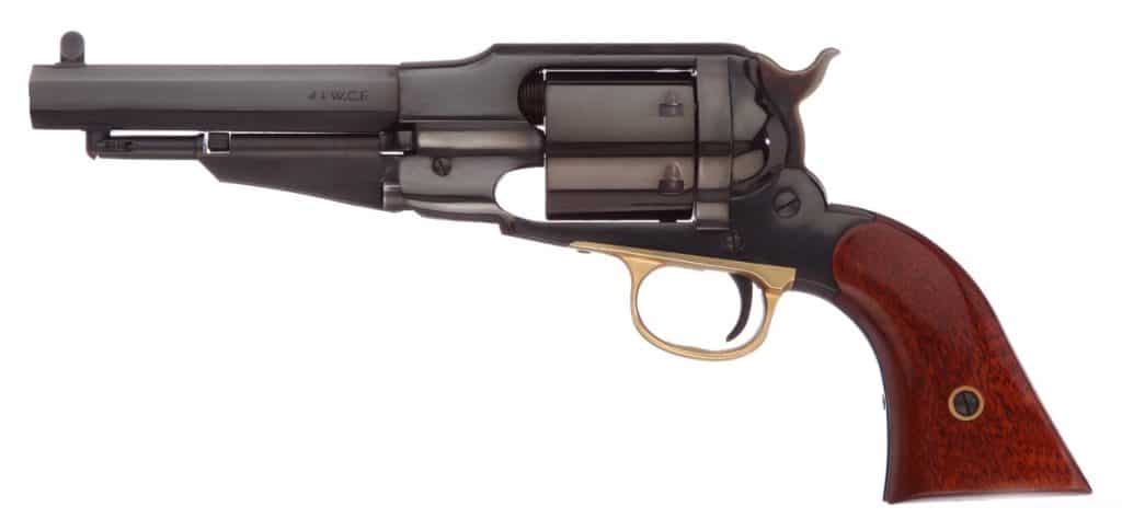 Taylors and Company Remington conversion revolver with 5.5-inch barrel and walnut grip