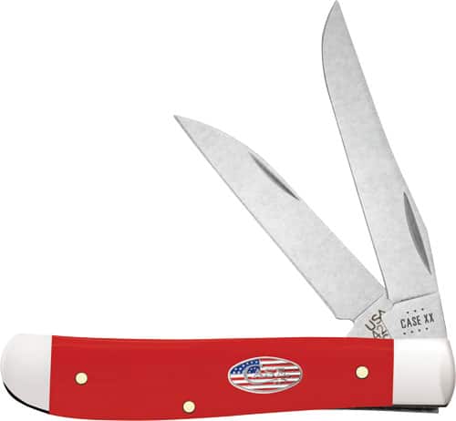 Case American Workman red synthetic Mini Trapper pocket knife