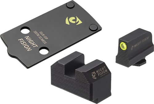 Night Fision EPS Carry optic plate and ORS sight combo for Glock 43X MOS