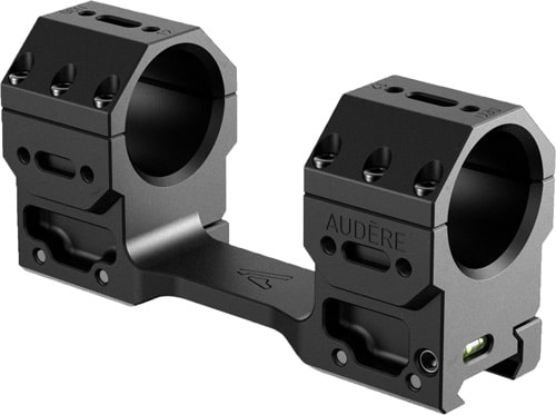 Audere Adversus high black scope mount with 30mm and 40 MOA specifications