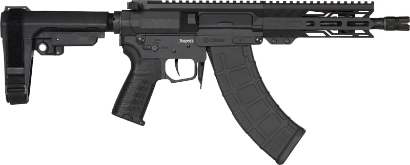 CMMG Banshee Mk47 7.62x39mm pistol with 8-inch barrel in black