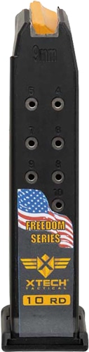 XTech Freedom Series 10-round 9mm magazine for Glock 19