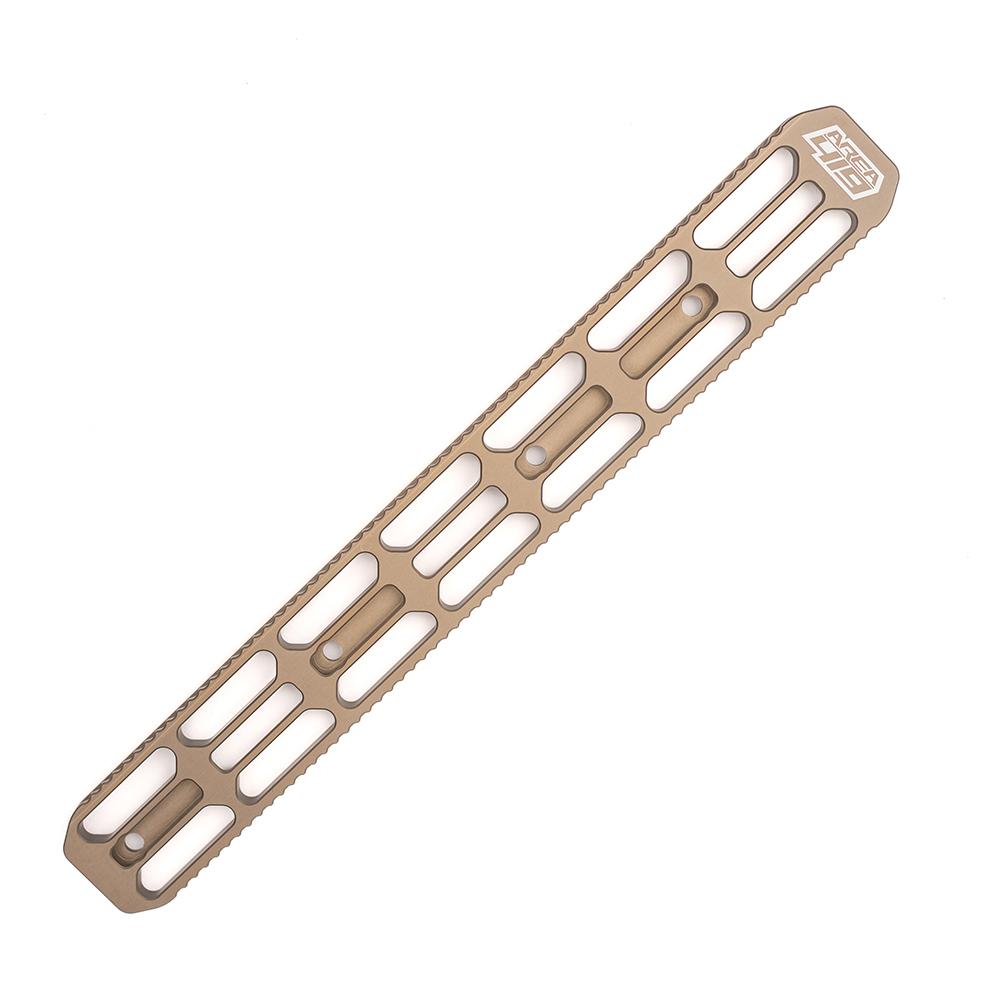 Area 419 ARCALOCK 12-inch M-LOK dovetail rail in Flat Dark Earth