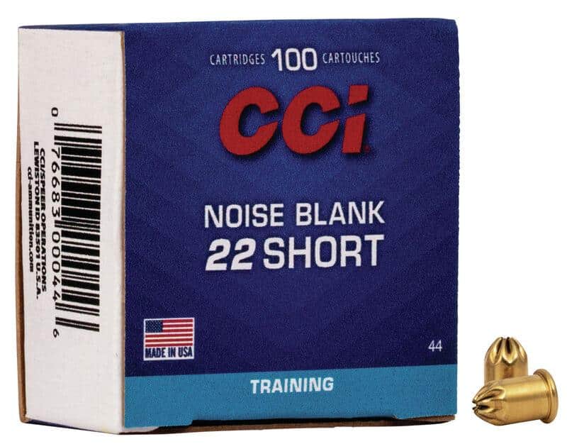 CCI .22 Short Rimfire Noise Blanks, 100-round box