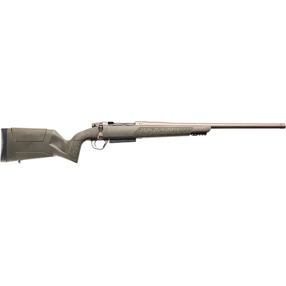 Christensen Arms Evoke .270 Winchester rifle with 22-inch Burnt Bronze barrel and OD Green stock