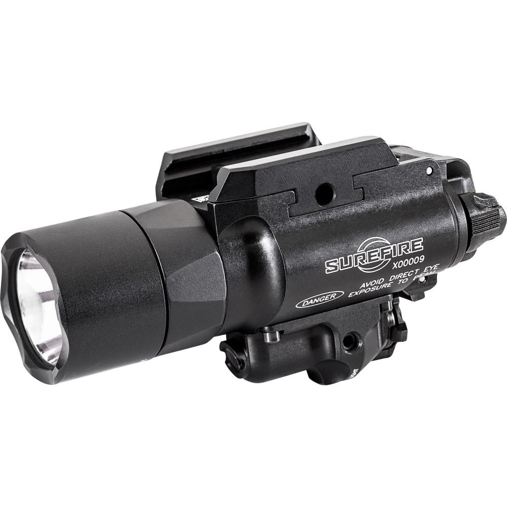 SureFire X400T-A black weapon light with red laser