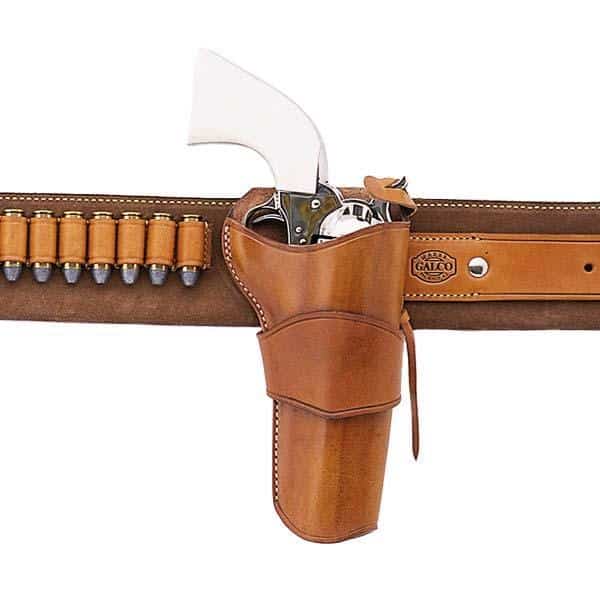 Galco 1880s tan strongside holster for Ruger .45 Vaquero 4 5/8-inch barrel