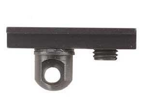 Harris Engineering #6A black metal bipod adapter for 5/16-inch American rails