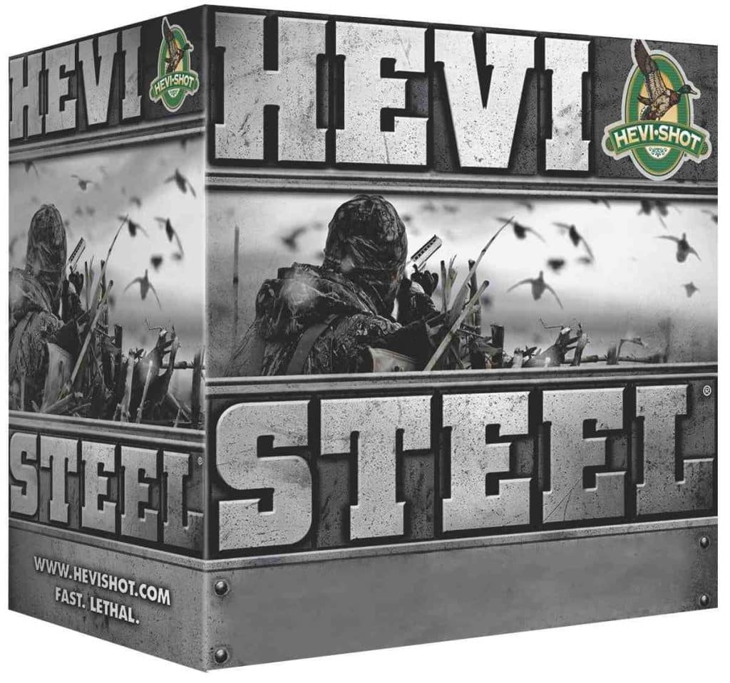 HEVI-Shot HEVI-Steel 12-gauge 3.5-inch #4 steel shotshells, 25-round box