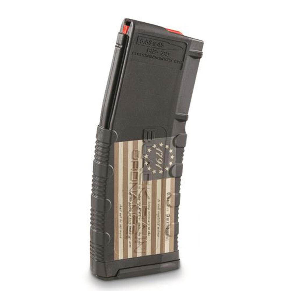 Black Rain Ordnance 1791 American Flag 5.56x45 NATO 30-round rifle magazine