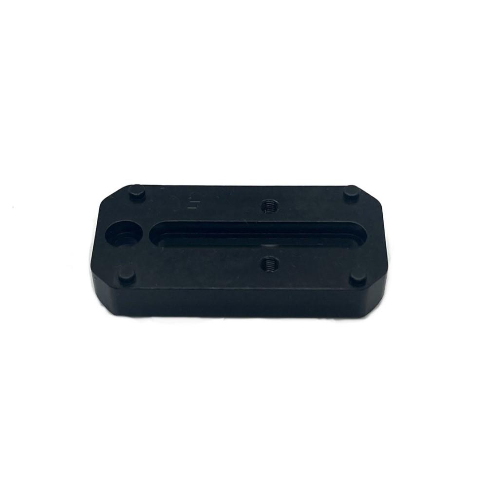 Jebs black low-profile red dot mount for Trijicon RMR and Holosun sights