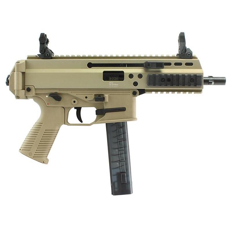 B&T APC9 Pro coyote tan 9mm semi-auto pistol