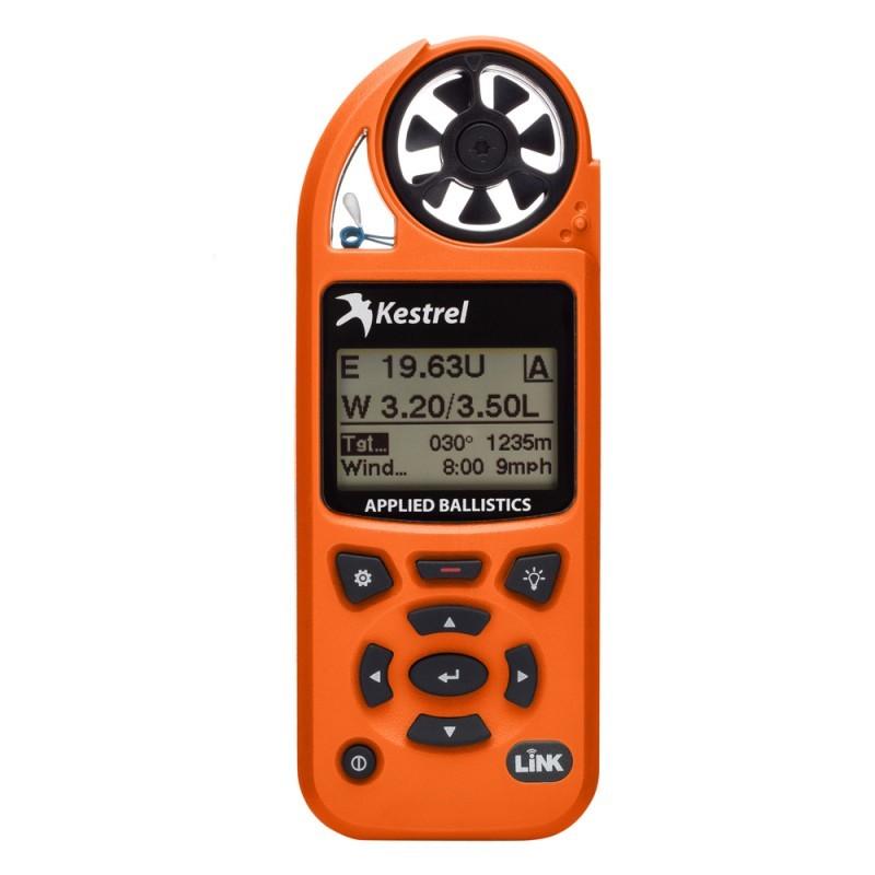 Kestrel 5700 Elite weather meter with LiNK in blaze orange