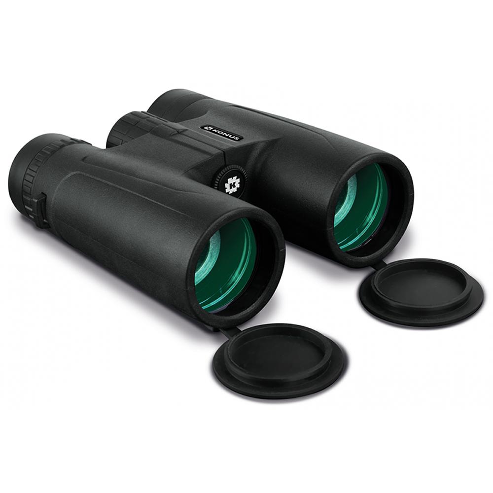 Konus 2006 Basic Plus 10x42 black rubber-armored roof prism binoculars