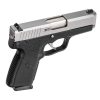 Kahr Arms CW9 9mm handgun with black polymer frame and silver slide