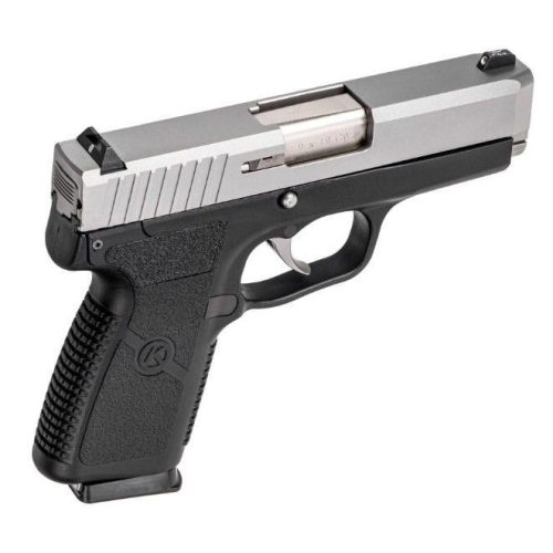 Kahr Arms CW9 9mm handgun with black polymer frame and silver slide