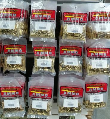 Lightning cleaned and polished .380 ACP brass casings, 100 count
