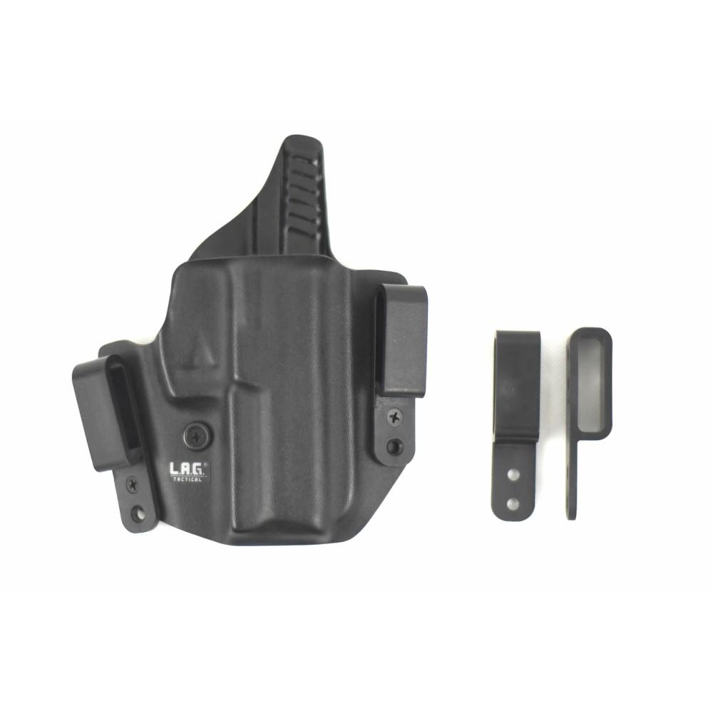 L.A.G. Tactical Defender black Kydex holster for Glock 48, right hand
