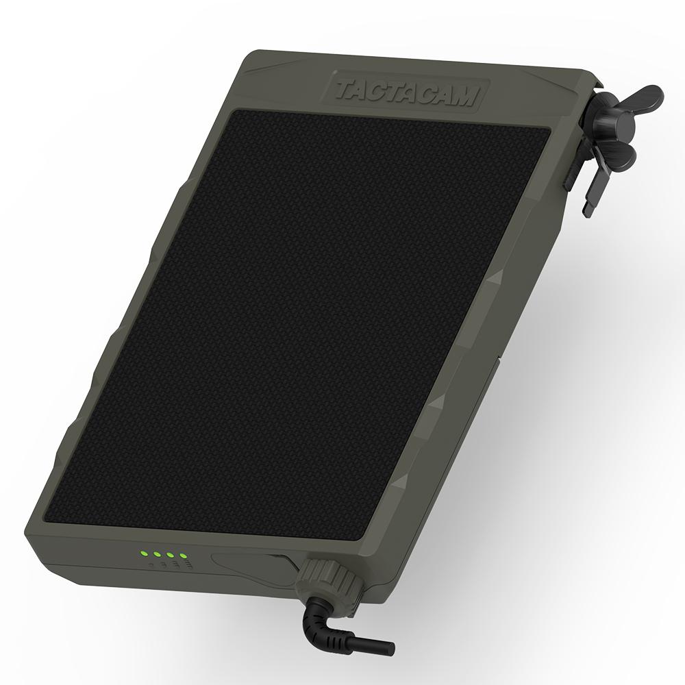 Tactacam DEFEND external solar panel with integrated mounting bracket