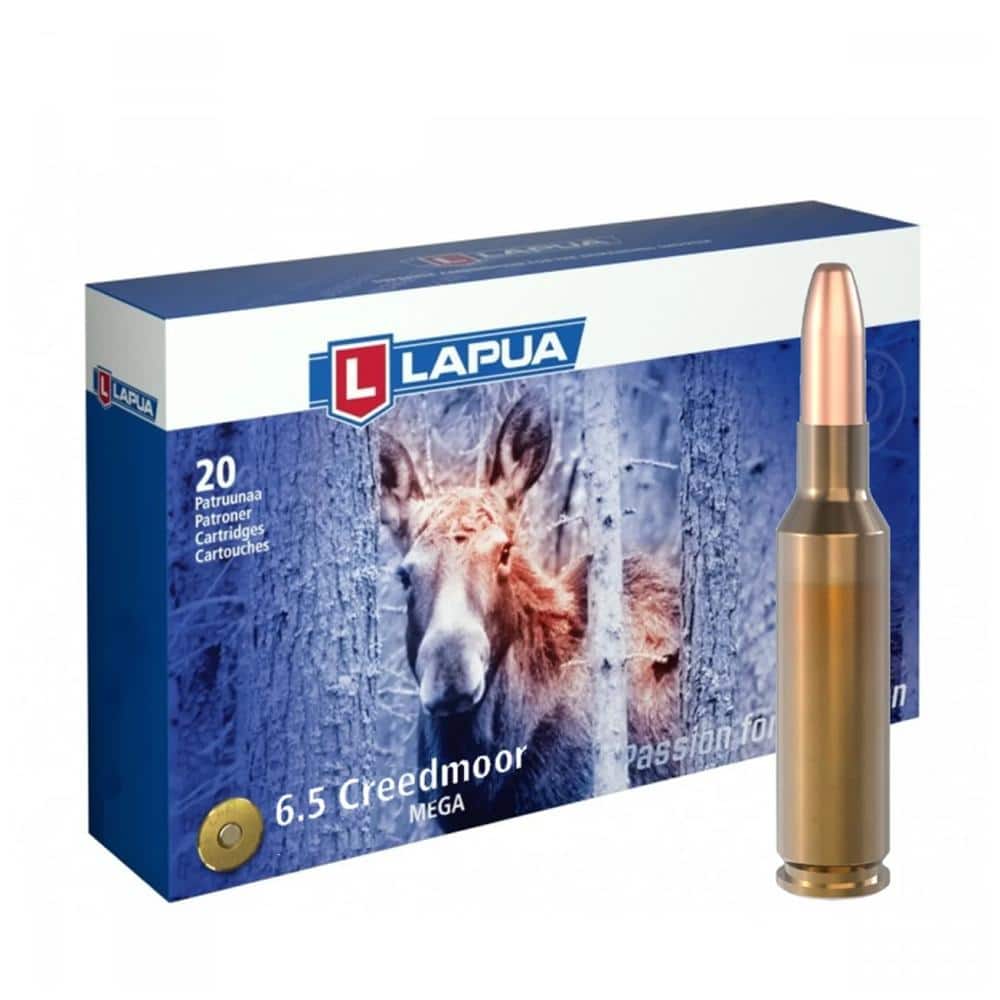 Lapua 6.5 Creedmoor rifle ammunition 20-round package