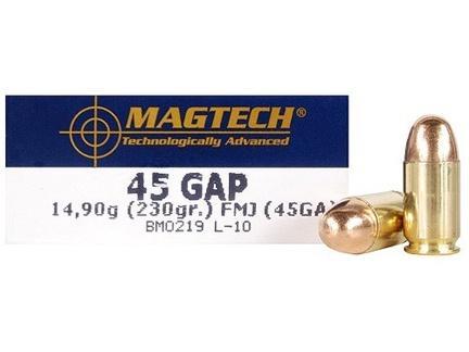 Magtech .45 GAP 230 grain FMJ 50-round handgun ammunition
