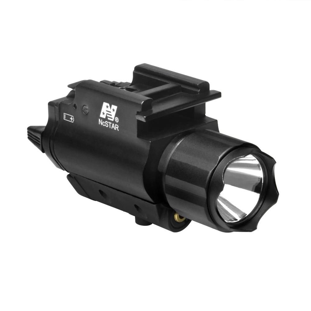 NCStar AQPFLSG flashlight and green laser with Weaver/Picatinny mount