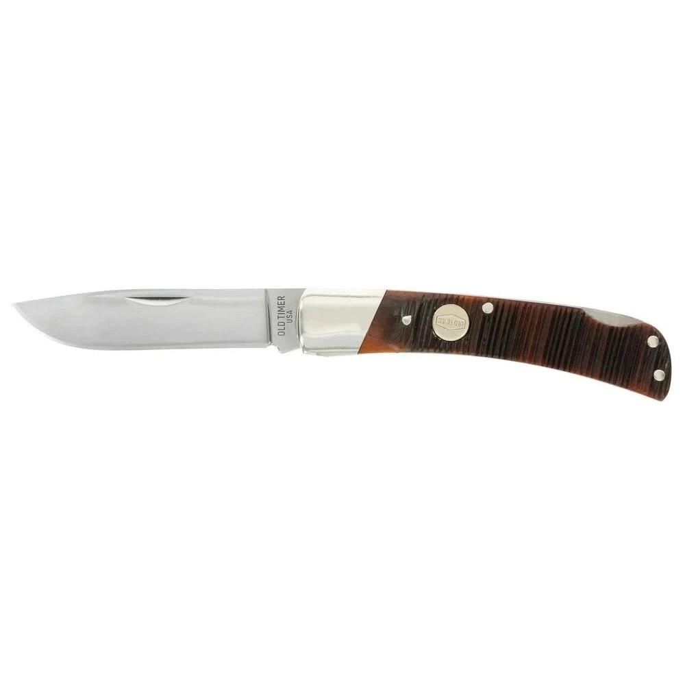 Old Timer Generational USA Bruin 5OTG knife with chestnut bone handles