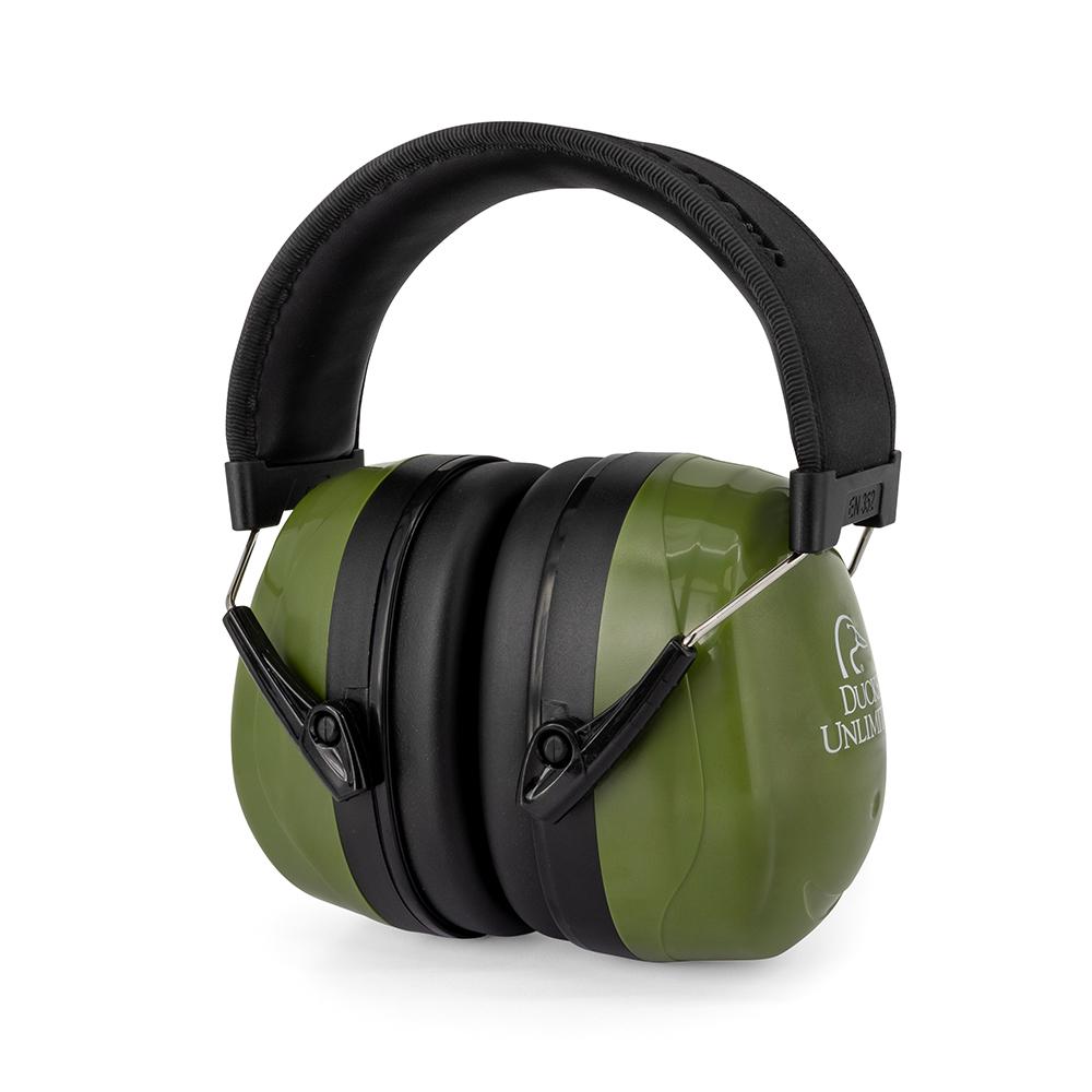 Radians Ducks Unlimited DUHIHPGRBX black and green passive ear muffs