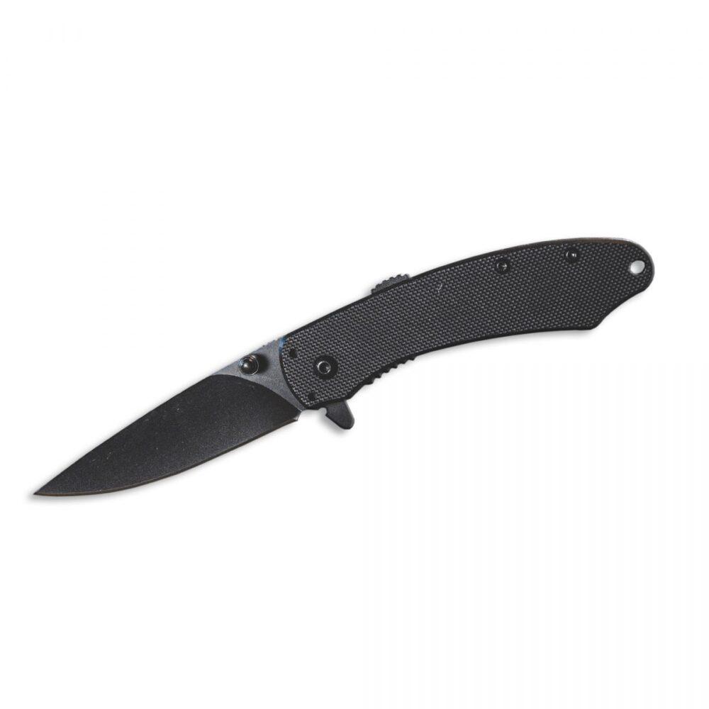 ABKT Elite Ember folding knife with 2-3/4-inch black drop point blade