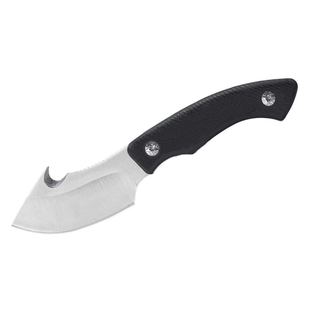 ABKT Elite Grunt fixed knife with black guthook blade and G10 handle