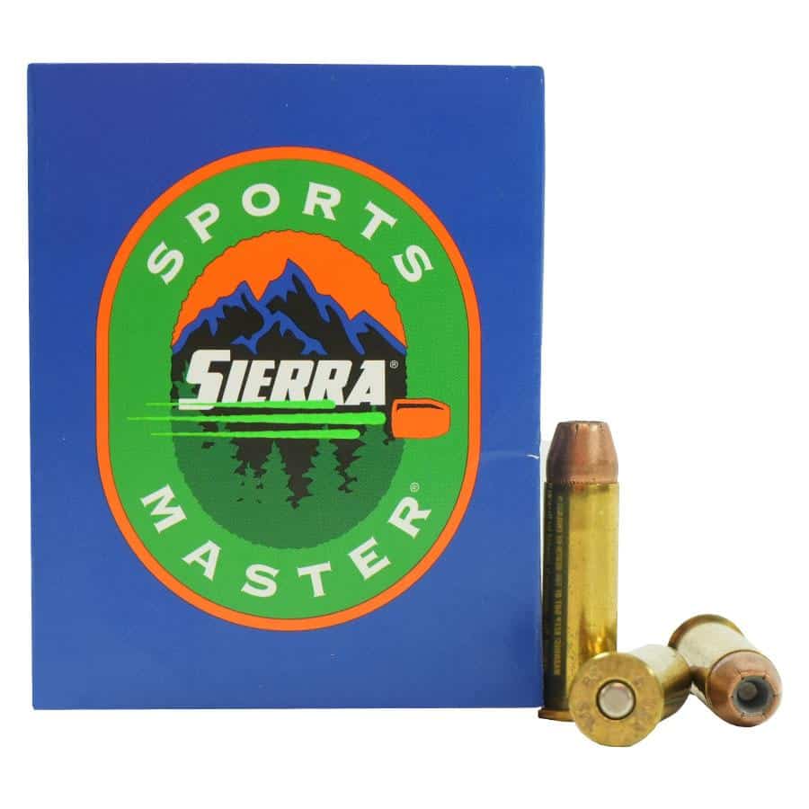 Sierra Sports Master .38 Spl 125gr JHP handgun ammunition 20-round box
