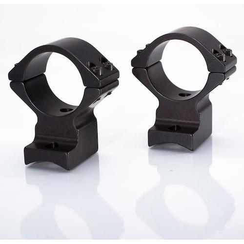 Talley 1-inch low black lightweight scope rings