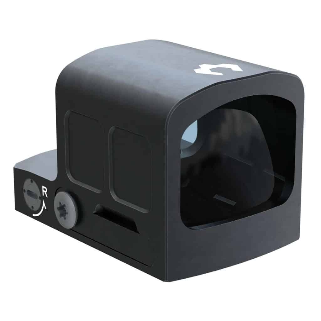 Viridian RFX42 compact closed-emitter green dot sight in black with Shield/RMSc footprint